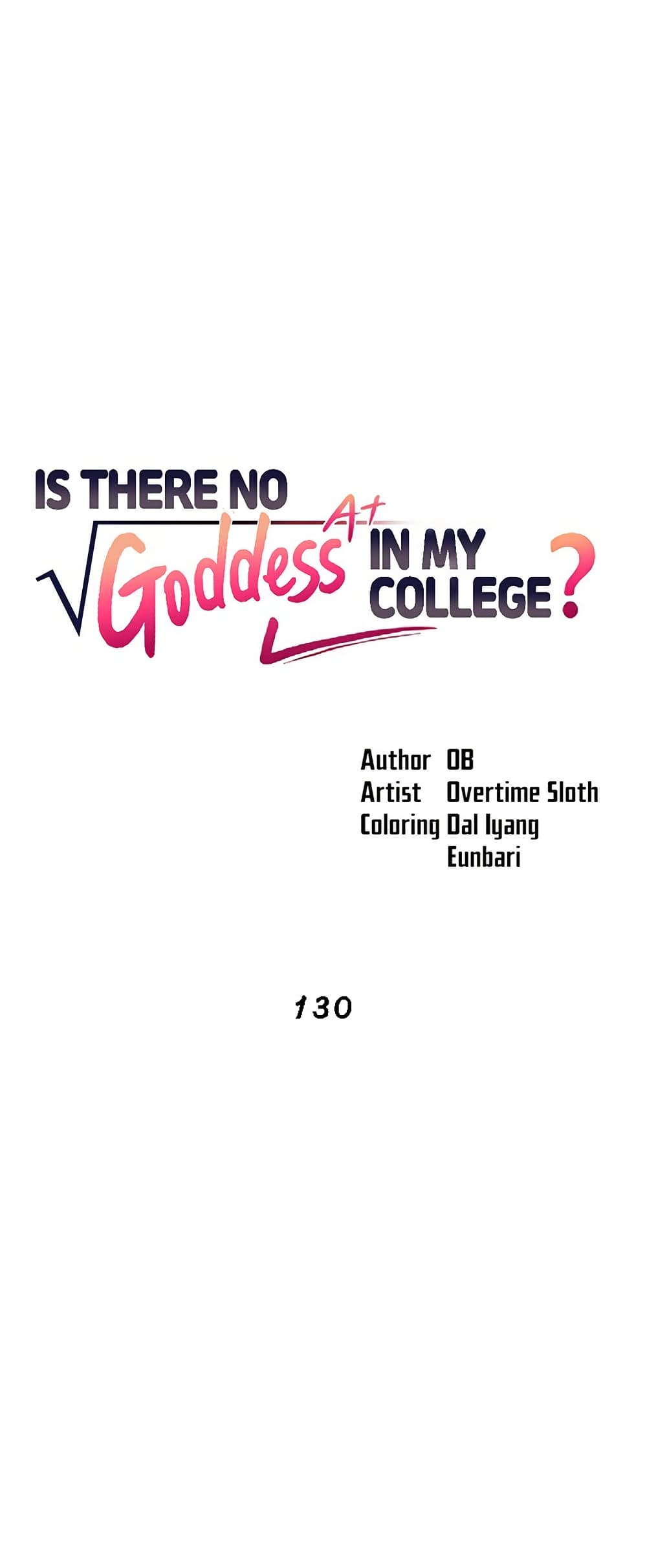 Is There No Goddess in My College 130 02